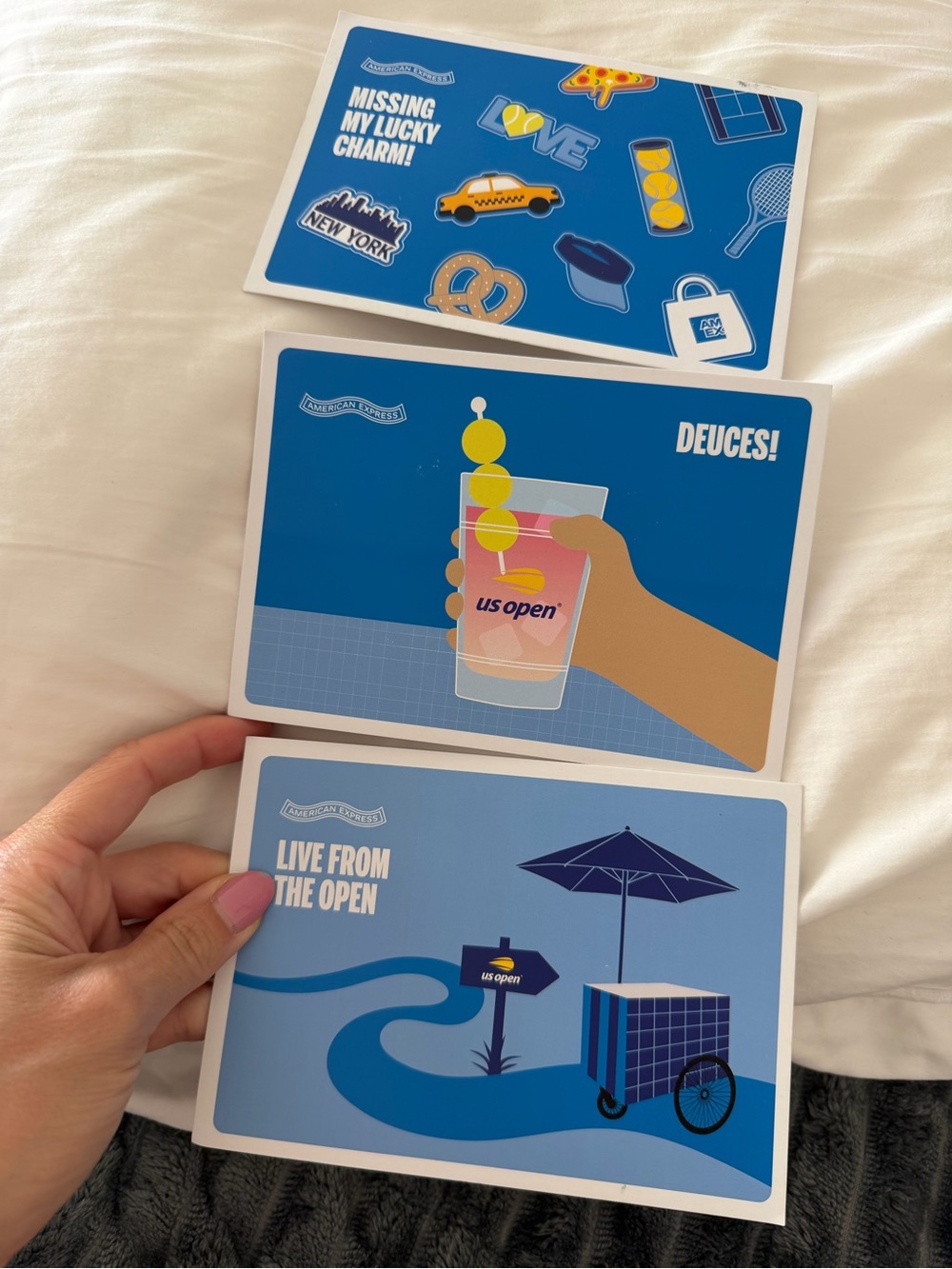 3 US Open Deuces! Postcard Set — Branded Accent